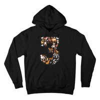 3rd Birthday Dog Lovers 3 Year Old Party Hoodie