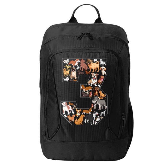 3rd Birthday Dog Lovers 3 Year Old Party City Backpack