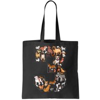 3rd Birthday Dog Lovers 3 Year Old Party Tote Bag