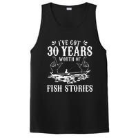 30th Birthday Fisherman Funny Bass Fishing Gift Idea PosiCharge Competitor Tank