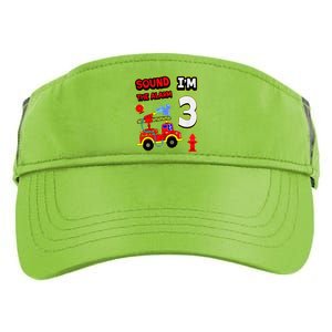 3rd Birthday Fire Truck 3 Year Old Firefighter Adult Drive Performance Visor