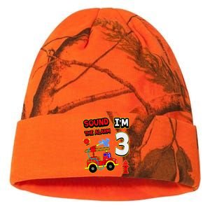 3rd Birthday Fire Truck 3 Year Old Firefighter Kati Licensed 12" Camo Beanie