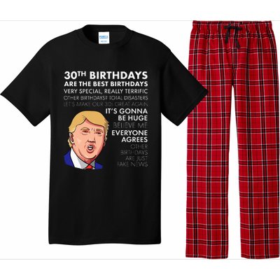 30th Birthday Funny Trump Quote Pajama Set