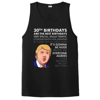 30th Birthday Funny Trump Quote PosiCharge Competitor Tank