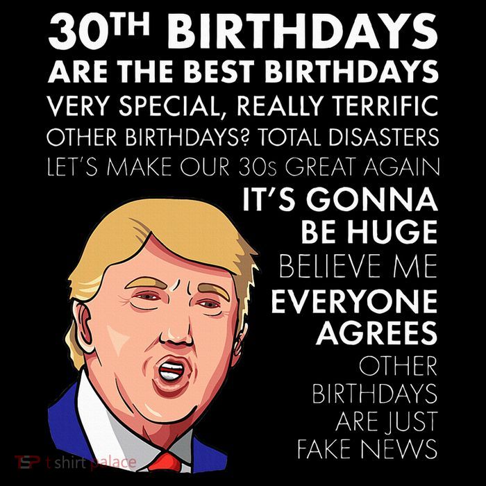 30th Birthday Funny Trump Quote Women's V-Neck T-Shirt