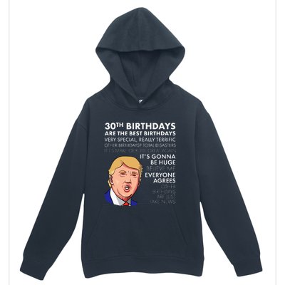 30th Birthday Funny Trump Quote Urban Pullover Hoodie