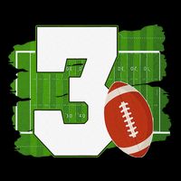 3rd Birthday Football Theme 3 Year Old Football Lover Gift Doggie Tank