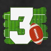 3rd Birthday Football Theme 3 Year Old Football Lover Gift Hat