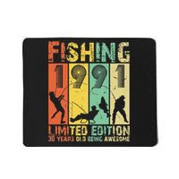 30th Birthday Gifts Vintage 1991 Fishing Lovers Mousepad