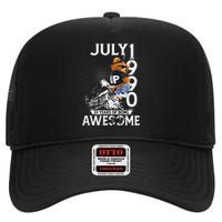 33rd Birthday Gifts Vintage July 1990 33 Years Old High Crown Mesh Back Trucker Hat