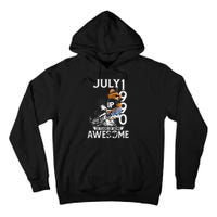 33rd Birthday Gifts Vintage July 1990 33 Years Old Tall Hoodie