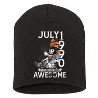 33rd Birthday Gifts Vintage July 1990 33 Years Old Short Acrylic Beanie