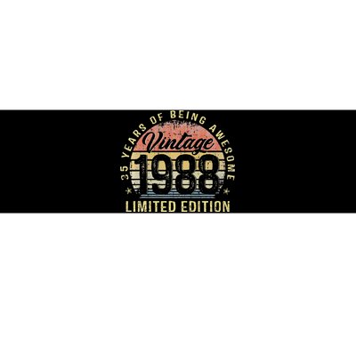 35th Birthday Gifts Vintage 1988 Limited Edition 35 Year Old Bumper Sticker