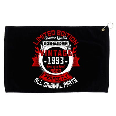 30th Birthday Gift Vintage Legends Born In 1993 30 Years Old Grommeted Golf Towel