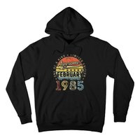 38th Birthday Gift Awesome Since February 1985 38 Year Old Love Cute Hoodie