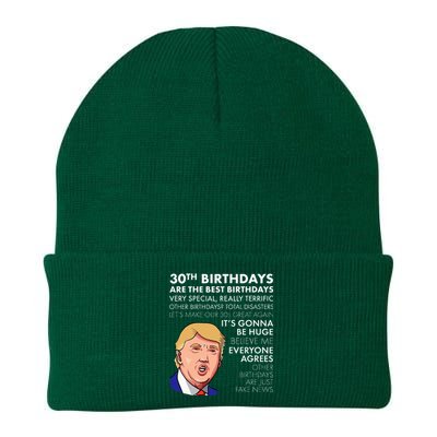 30th Birthday Gift Funny Trump Quote Knit Cap Winter Beanie