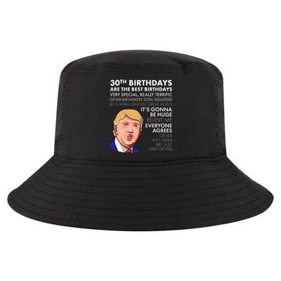 30th Birthday Gift Funny Trump Quote Cool Comfort Performance Bucket Hat