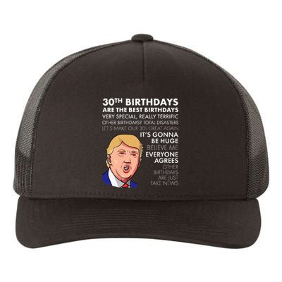 30th Birthday Gift Funny Trump Quote Yupoong Adult 5-Panel Trucker Hat