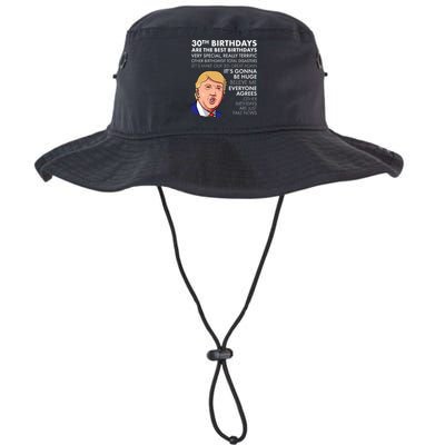 30th Birthday Gift Funny Trump Quote Legacy Cool Fit Booney Bucket Hat