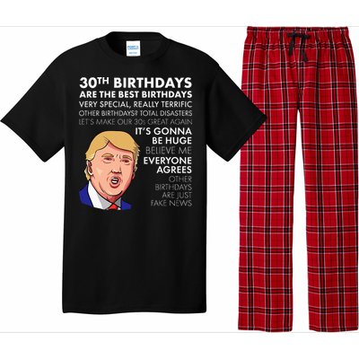 30th Birthday Gift Funny Trump Quote Pajama Set