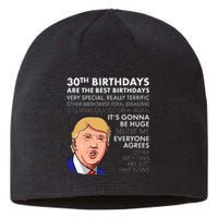 30th Birthday Gift Funny Trump Quote Sustainable Beanie