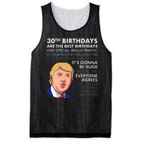 30th Birthday Gift Funny Trump Quote Mesh Reversible Basketball Jersey Tank