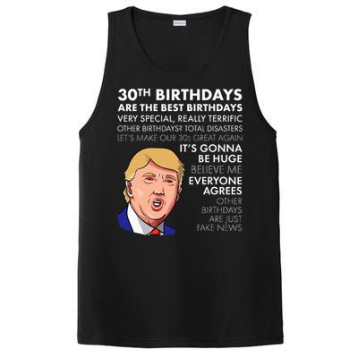 30th Birthday Gift Funny Trump Quote PosiCharge Competitor Tank