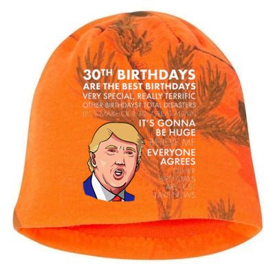 30th Birthday Gift Funny Trump Quote Kati - Camo Knit Beanie