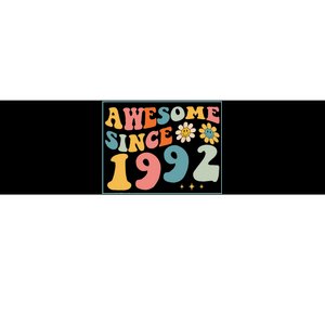 30th Birthday Gifts Awesome Since 1992 30 Years Old Groovy Bumper Sticker