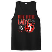 3rd Birthday Ladybug Cute Gift For Three Years Old Premium PosiCharge Competitor Tank