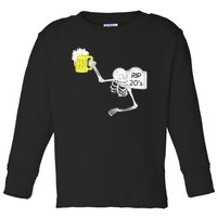 30th Birthday R.I.P. 20S Tombstone Toddler Long Sleeve Shirt