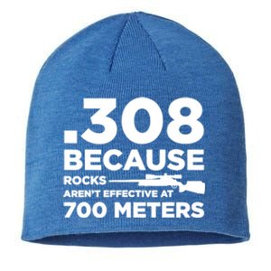 308 Because Rocks Arent Effective At 700 Meters Sustainable Beanie