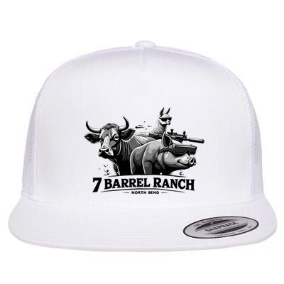 3 Barrel Ranch North Bend Flat Bill Trucker Hat