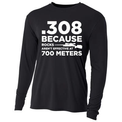 308 Because Rocks Arent Effective At 700 Meters Cooling Performance Long Sleeve Crew