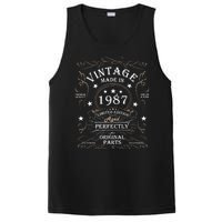 37th Birthday Retro Limited Edition Man Woman Vintage 1987 PosiCharge Competitor Tank