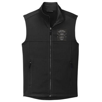 37th Birthday Retro Limited Edition Man Woman Vintage 1987 Collective Smooth Fleece Vest