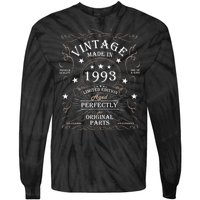 31st Birthday Retro Limited Edition Man Woman Vintage 1993 Tie-Dye Long Sleeve Shirt