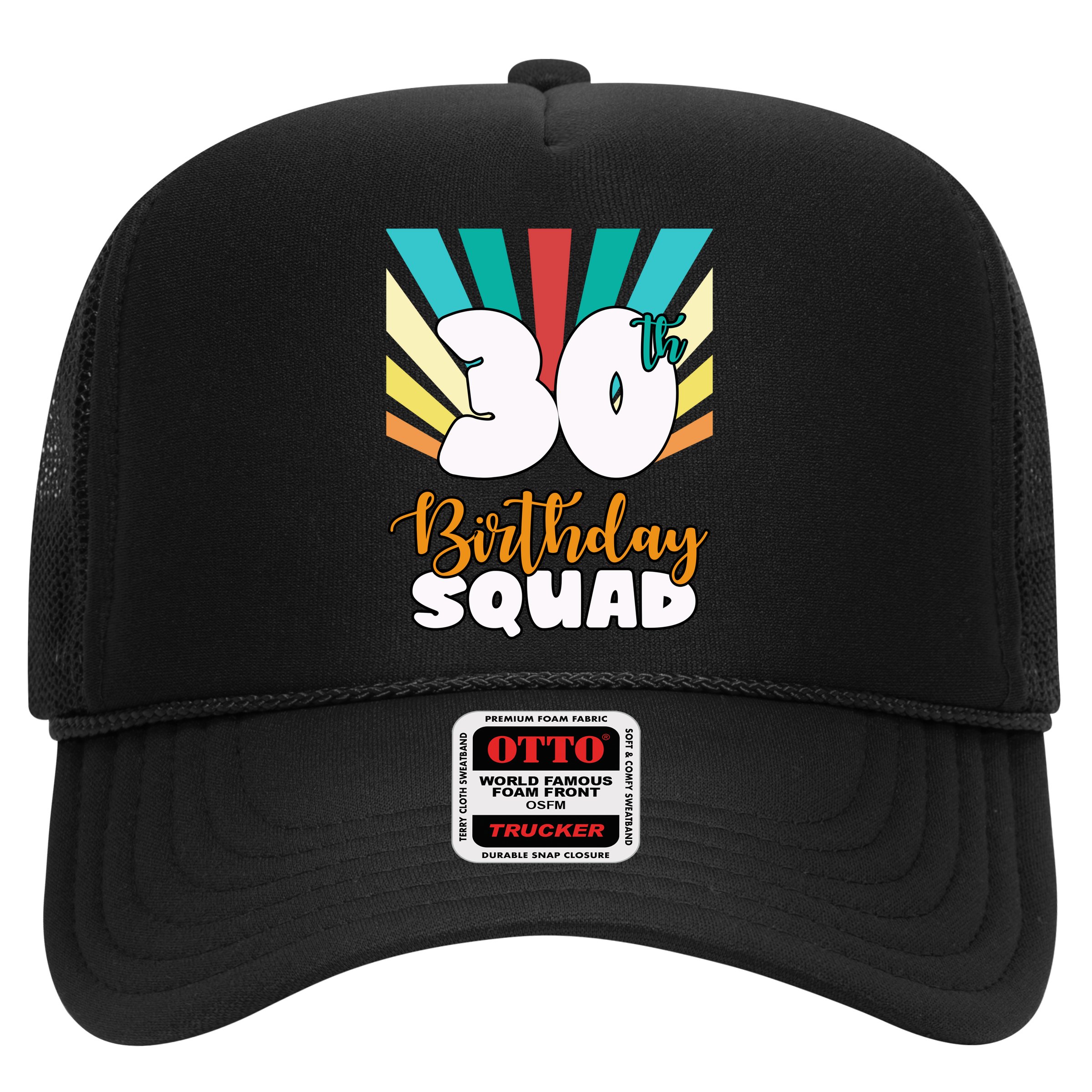 30th Birthday Squad 30 Years Old Hat