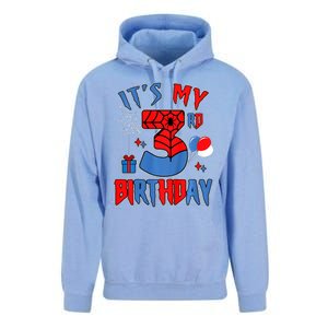 3rd Birthday Spider Web Theme Party Three 3 Year Bday Unisex Surf Hoodie