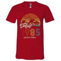 38th Birthday Vintage Limited Edition 1985 V-Neck T-Shirt