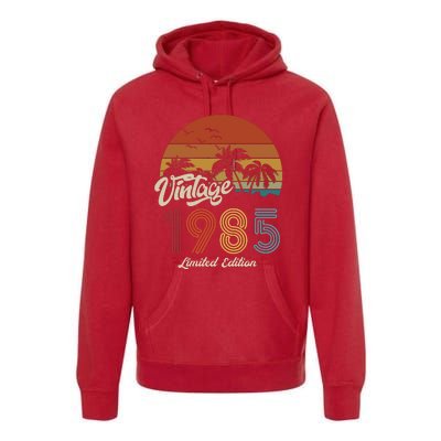 38th Birthday Vintage Limited Edition 1985 Premium Hoodie