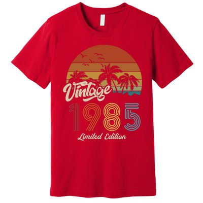 38th Birthday Vintage Limited Edition 1985 Premium T-Shirt