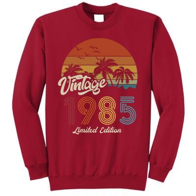 38th Birthday Vintage Limited Edition 1985 Tall Sweatshirt