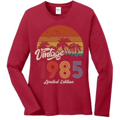 38th Birthday Vintage Limited Edition 1985 Ladies Long Sleeve Shirt