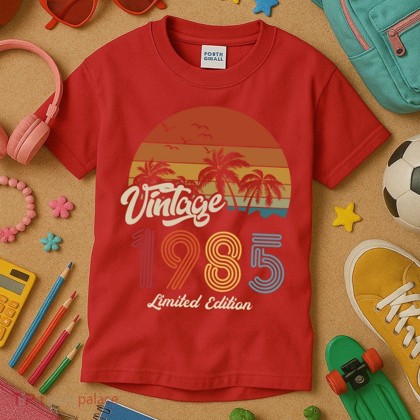 38th Birthday Vintage Limited Edition 1985 Kids T-Shirt