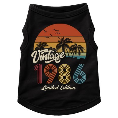 37th Birthday Vintage Limited Edition 1986 Doggie Tank