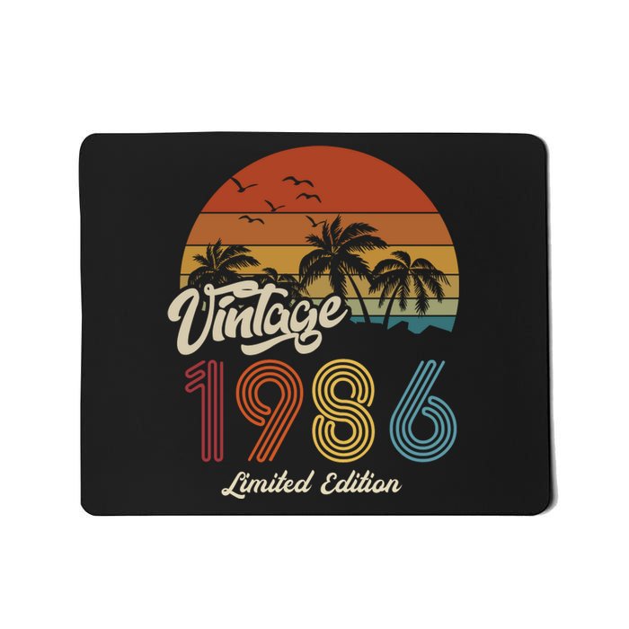 37th Birthday Vintage Limited Edition 1986 Mousepad