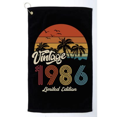 37th Birthday Vintage Limited Edition 1986 Golf Towel