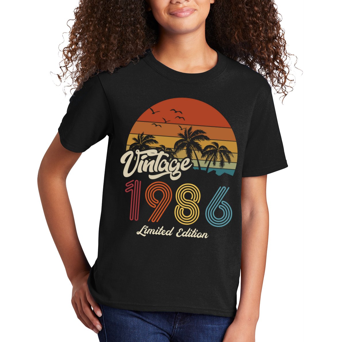 37th Birthday Vintage Limited Edition 1986 Kids T-Shirt