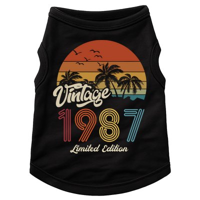 36th Birthday Vintage Limited Edition 1987 Doggie Tank
